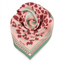 Carré de soie 67, Coeur – Rose