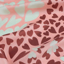 Carré de soie 67, Coeur – Rose