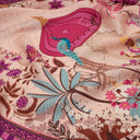 Carré de soie 67, Jaipur - Rose