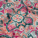 Carré de soie 67, Bouquet indien - Fuchsia