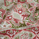 Carré de soie 67, Bouquet indien - Vert