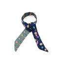 Lien en soie Sakura Ecaille – Marine Vert