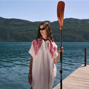 Silk scarf 67, Loïe Fuller - Pink