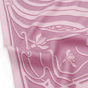 Silk scarf 67, Loïe Fuller - Pink