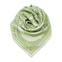 Silk scarf 67, Loïe Fuller - Green
