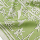 Silk scarf 67, Loïe Fuller - Green