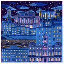 Silk Square 90, Festival of Lights - Blue