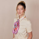 Carré de soie 67, Rio - Violet