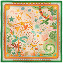 Silk square 67, Rio - Beige Green