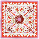 Silk scarf 67, Sirocco - Red