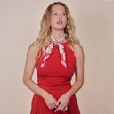 Silk scarf 67, Sirocco - Red