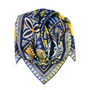 Silk scarf 90, Capri - Blue