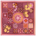 Carré de soie 90, Capri - Rose