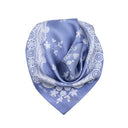 Silk square 67, Lace - Blue