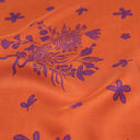 Silk square 67, Lace - Orange