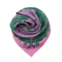 Silk square 67, Lace - Pink