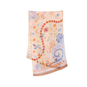 Silk scarf 43x140, Ipanema - Beige Brown