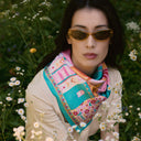 Carré de soie 67, Marrakech - Rose