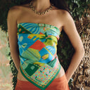 Carré de soie 67, Marrakech - Vert