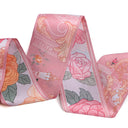 Bandeau de soie 6x86, La roseraie du parc de la tête d'or - Rose