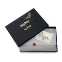 Echarpe en laine et soie 67x180, Harry Potter, La carte du Maraudeur – Beige Bordeaux