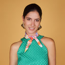 Silk scarf 49, Dolce Vita - Yellow 
multicolor