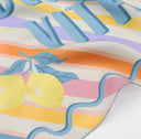 Silk scarf 49, Dolce Vita - Blue 
multicolor