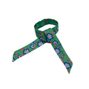 Gold bracelet and Indian silk cord - Green