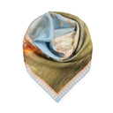 Carré de soie 67, Venise, The Dogana and the San Giorgio Maggiore, Turner – Bleu