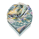 Carré de soie 67, Henri Edmond Cross, Jardin du peintre à St Clair – Bleu