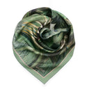 Carré de soie 67, La jungle équatoriale, Douanier Rousseau – Vert