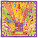 Silk Square 49, Harry Potter, Fred and George Shop - Purple