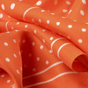 Silk Square 67, Polka Dots – Orange