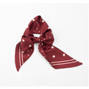 Silk Headband 6x86 - Polka Dots – Red