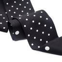 Silk Headband 6x86 - Polka Dots – Red