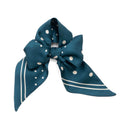 Silk Headband 6x86 - Polka Dots – Blue