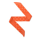 Silk Headband 6x86 - Polka Dots – Orange