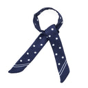 Silk Ribbon - Polka Dots – Blue Navy