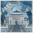 Carré de soie 90, Sarah Bernhardt – Bleu