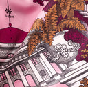 Carré de soie 90, Sarah Bernhardt – Rouge