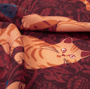 Carré en laine et soie 70, Kitty – Rouge