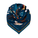 Silk Square 67, Harry Potter, Magic at Hogwarts – Blue