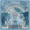 Carré de soie 67, La belle époque – Bleu