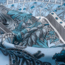 Carré de soie 67, La belle époque – Bleu