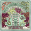Carré de soie 67, La belle époque – Vert