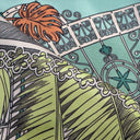 Carré de soie 67, La belle époque – Vert