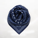 Silk Square 49, Polka Dots – Blue