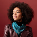 Silk Square 49, Polka Dots – Blue