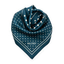Silk Square 49, Polka Dots – Blue
