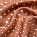 Silk Square 49, Polka Dots – Beige